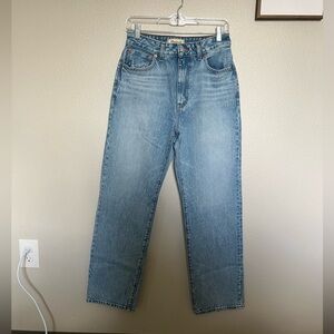 Madewell Curvy 90s straight in Mercer Wash